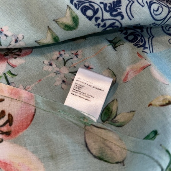 Anthropologie Cocoon Kimono Mixed Print Topper One Size Floral Modal Layer Boho - Picture 11 of 16